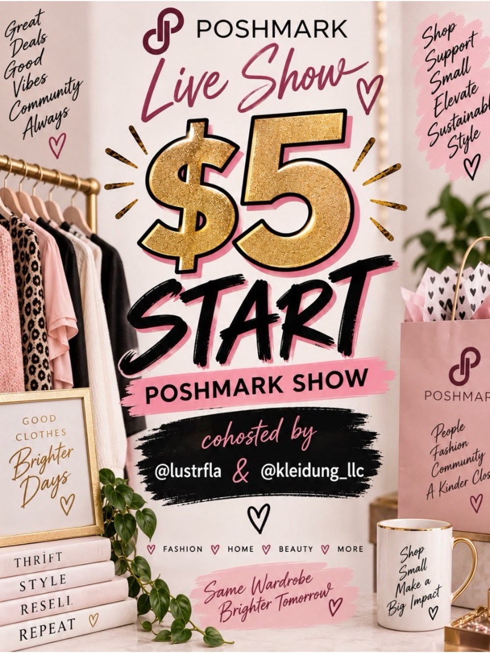 @lustrfla is Live Show! $5 Starts Women & Kids 🎯